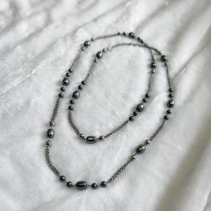 Vintage Very Long Beaded Necklace
